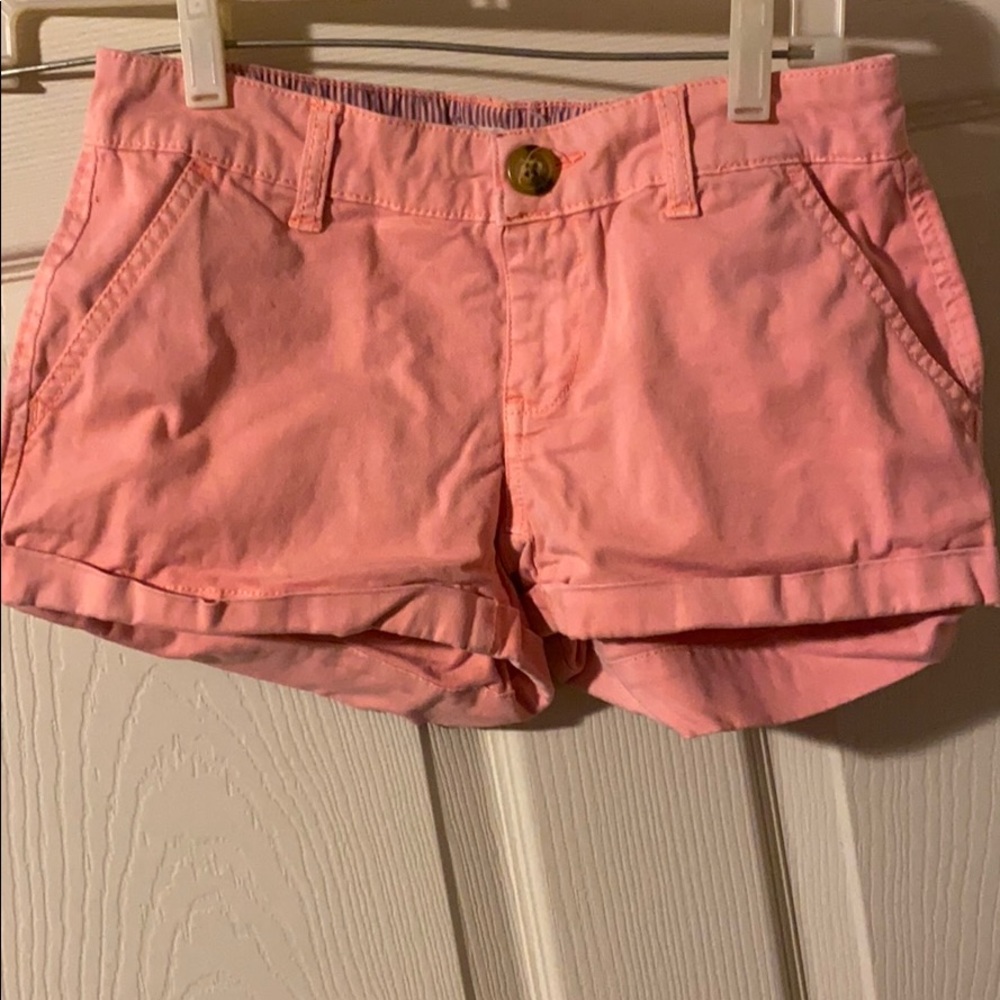 Salmon shorts-Juniors Sz 1